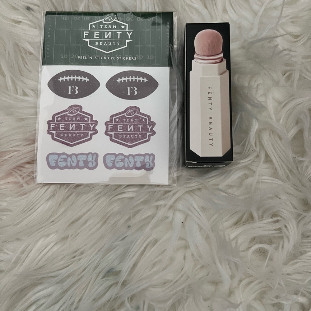 Fenty Beauty Brush and Stickers